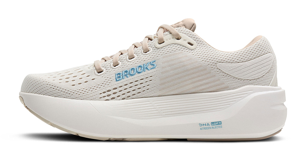 Brooks Ghost Max 3 Road Running Shoes - Womens, Coconut/Chateau Grey/Blue, 10, 1B, 1204571B181.100