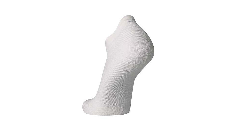 Brooks Ghost No Show Sock, White, S, 280498100.025