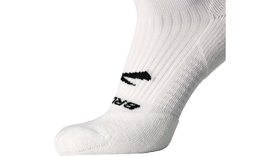 Brooks Ghost No Show Sock, White, S, 280498100.025