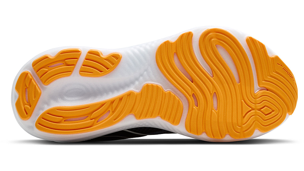 Brooks Glycerin 22 Road Running Shoes - Mens, Black/Country Blue/Orange Pop, 8, 1D, 1104451D013.080