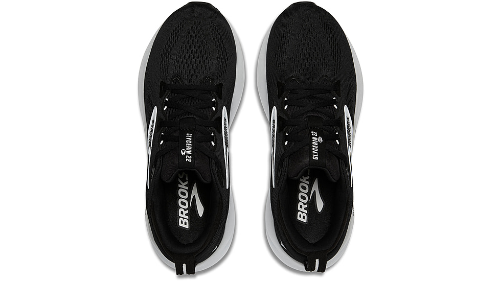 Brooks Glycerin 22 Road Running Shoes - Mens, Black/Grey/White, 13, 1D, 1104451D090.130