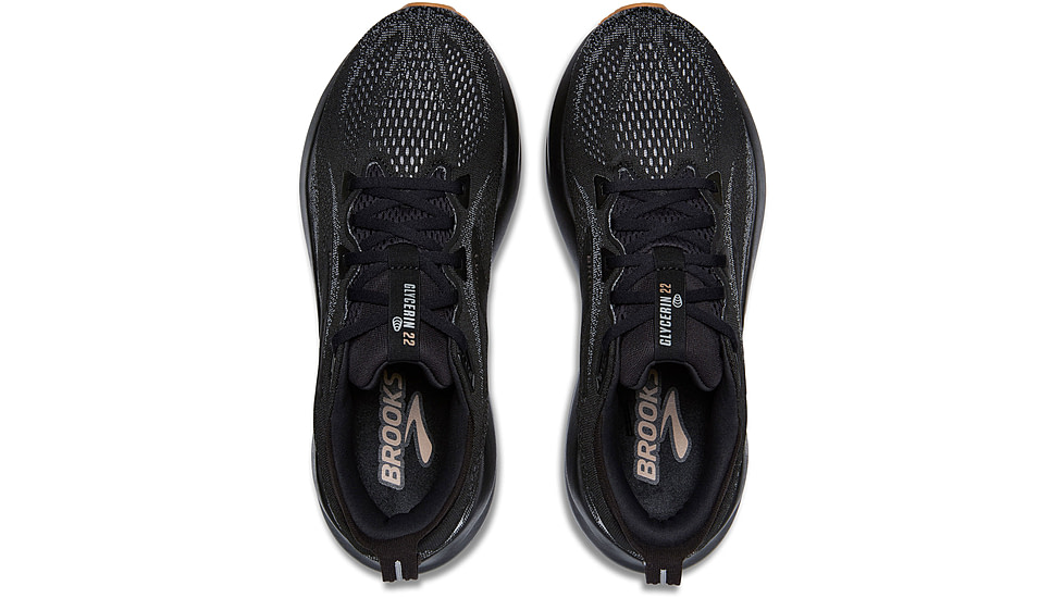 Brooks Glycerin 22 Road Running Shoes - Mens, Black/Primer Gray/Biscuit, 13, 1D, 1104451D089.130