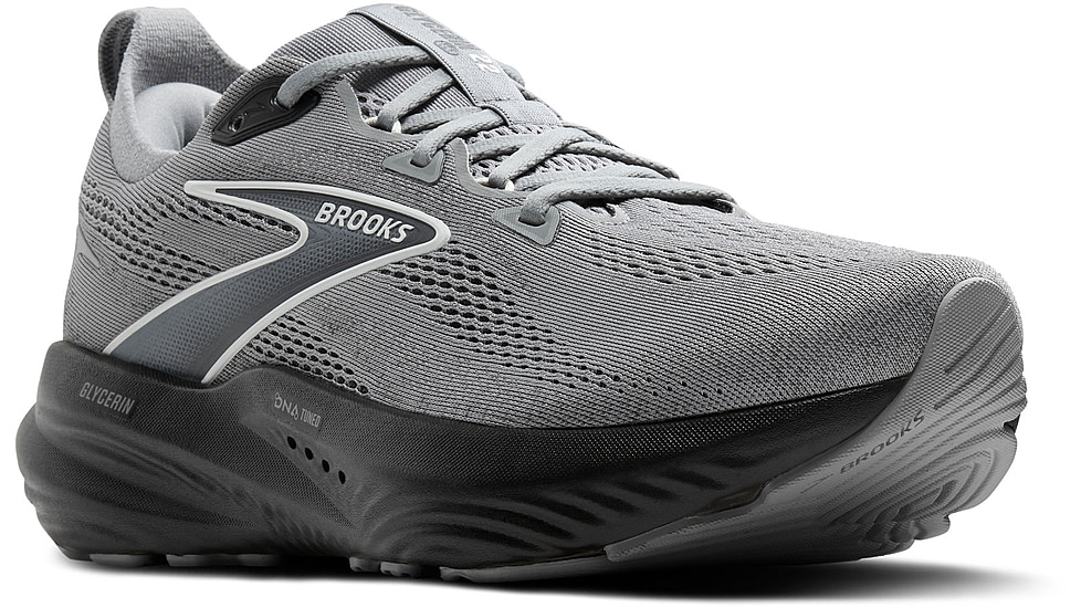 Brooks Glycerin 22 Road Running Shoes - Mens, Primer Gray/Ebony/Bluewash, 8.5, 1D, 1104451D078.085