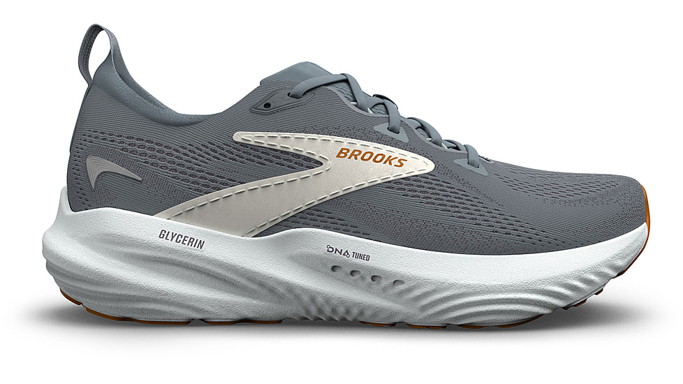 Brooks Glycerin 22 Road Running Shoes - Mens, Primer Gray/Gray/Honey Ginger, 11, 1D, 1104451D097.110