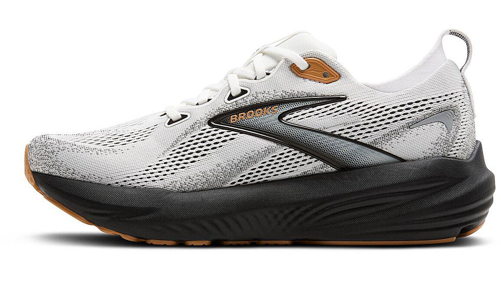 Brooks Glycerin 22 Road Running Shoes - Mens, White/Grey/Black, 11.5, 1D, 1104451D135.115