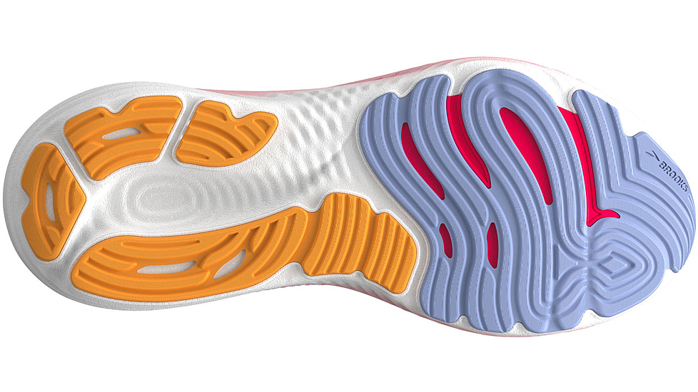 Brooks Glycerin 22 Road Running Shoes - Womens, Black/Blue Heron/Orange, 7.5, 1B, 1204341B088.075