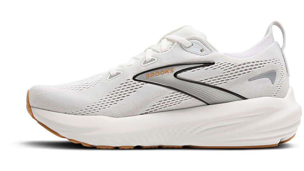 Brooks Glycerin 22 Road Running Shoes - Womens, White/Grey/Black, 10, 1B, 1204341B135.100