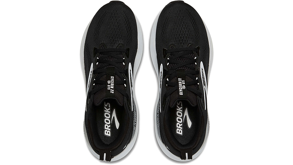 Brooks Glycerin GTS 22 Road Running Shoes - Womens, Black/Grey/White, 7.5 US/Medium, 1204351B090.075