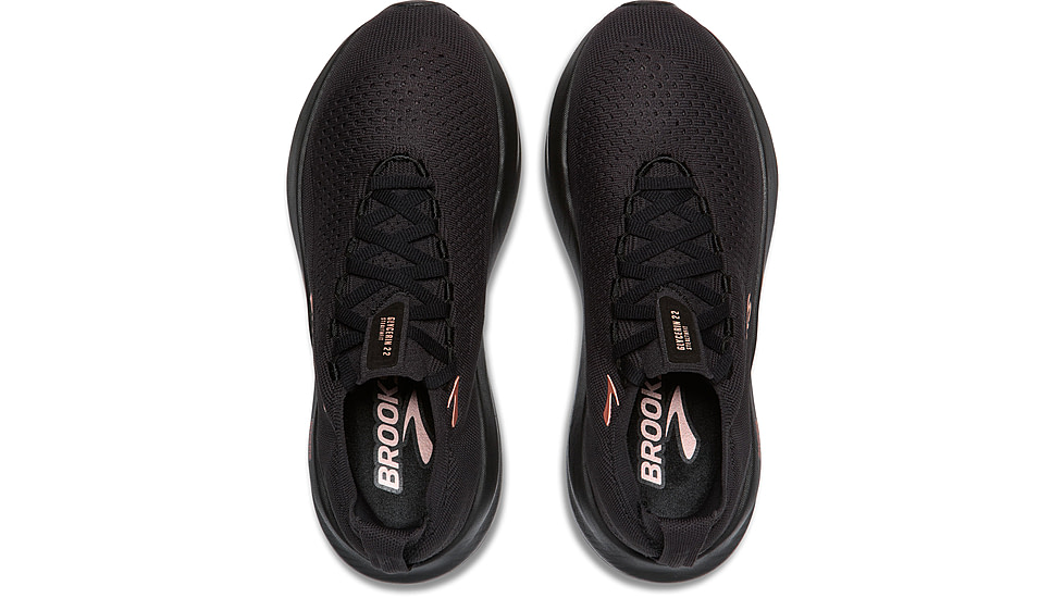 Brooks Glycerin StealthFit 22 Road Running Shoes - Womens, Black/Grey/Rose Gold, 6, 1B, 1204371B068.060