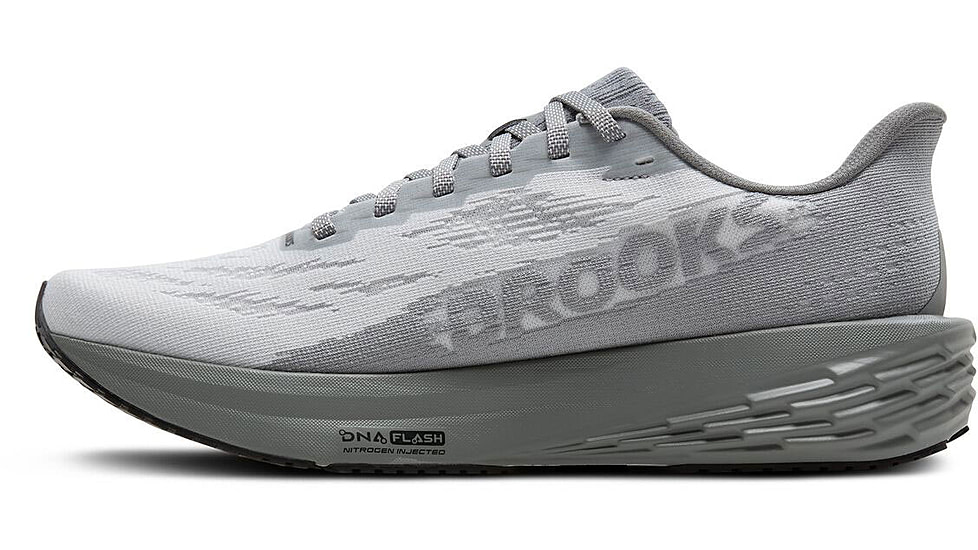 Brooks Launch 11 Road Running Shoes - Mens, Oyster/Primer Gray/Blue, 8.5, 1D, 1104501D021.085