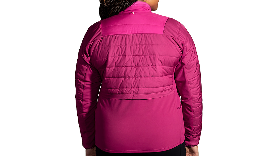 Brooks Shield Hybrid Jacket 2.0 - Womens, Dk Mauve/Mauve, Extra Small, 221557679.020