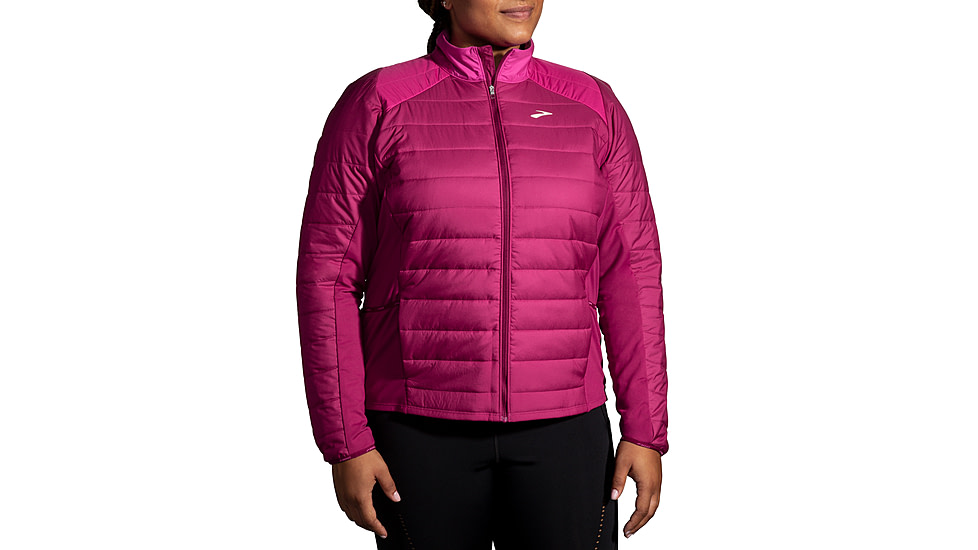 Brooks Shield Hybrid Jacket 2.0 - Womens, Dk Mauve/Mauve, Extra Small, 221557679.020