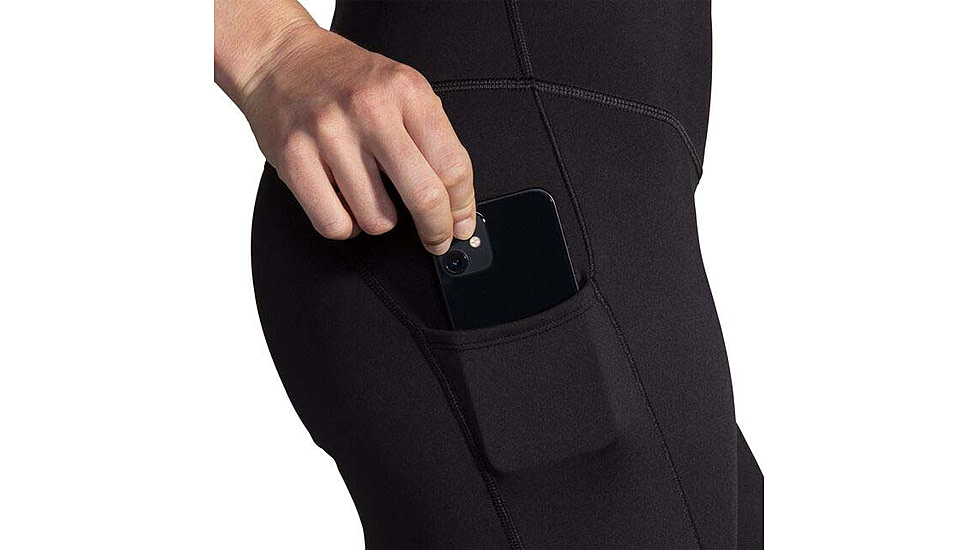 Brooks Spark Tight - Womens, Black, Large, 221664001.035