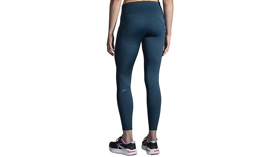 Brooks Spark Tight - Womens, Htr Ocean Drive, Medium, 221664445.030