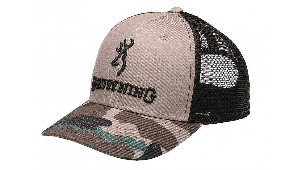 Browning Barkley Cap, Woodland Camo, One Size, 308063381