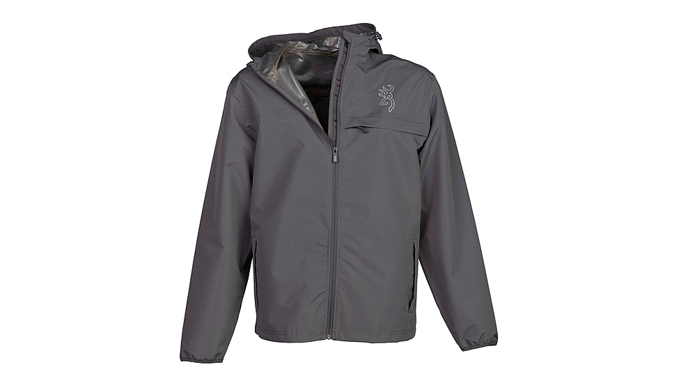 Browning Big Game Kanawha Rain Jacket - Mens, Large, Carbon, 3041847903