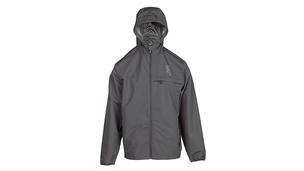 Browning Big Game Kanawha Rain Jacket - Mens, Large, Carbon, 3041847903
