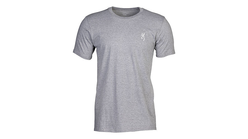 Browning Ss T-shirt Browning Legacy Flag Hthr Gray Large