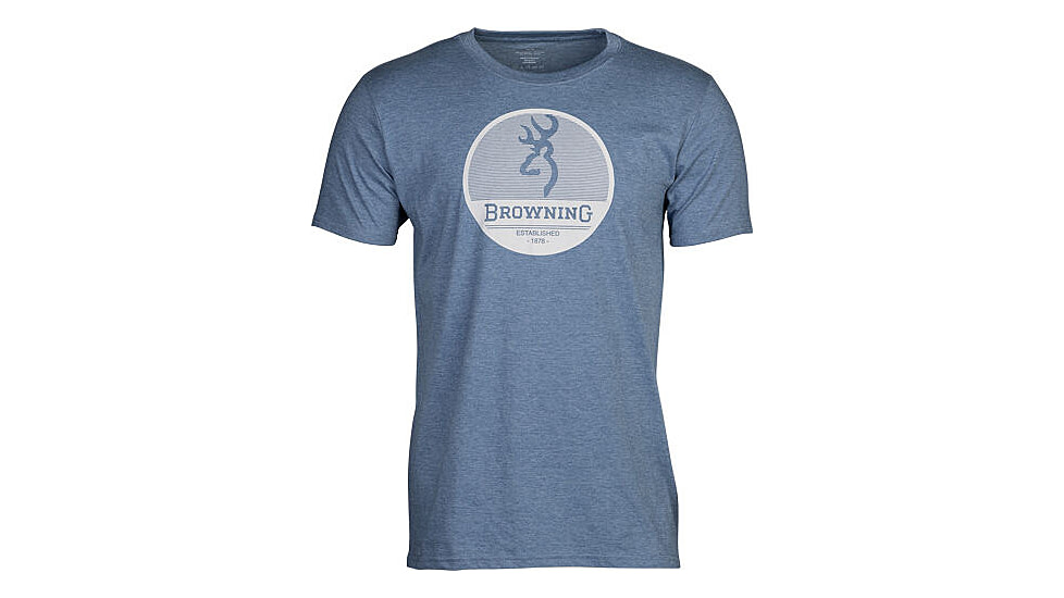 Browning Ss T-shirt Circuit Blue Large