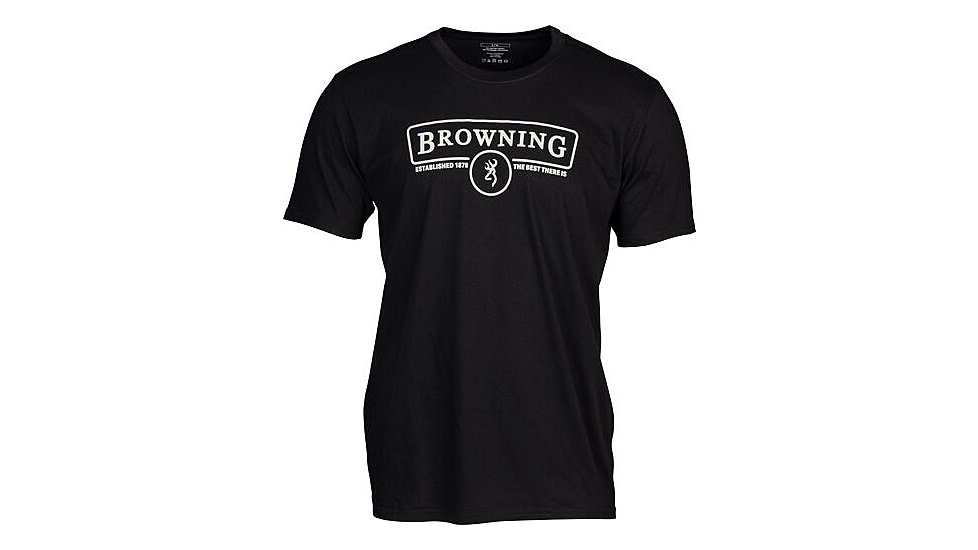 Browning Contour Short Sleeve T-Shirt - Men's, Black, Medium, 5010119902