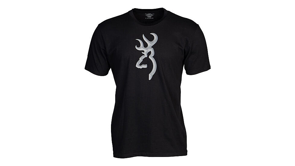 Browning Ss T-shirt Ht Buckmark Black Large