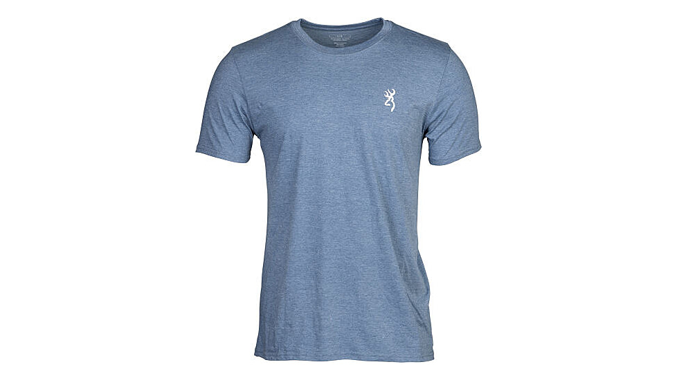 Browning Hunt Tough Short Sleeve T-Shirt - Men's, Blue, Large, 5010156503