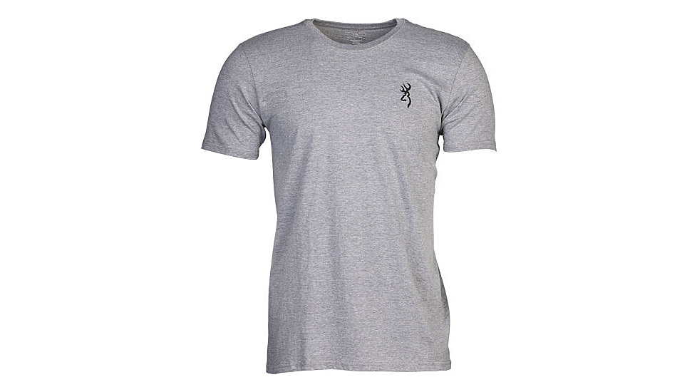 Browning Hunt Tough Short Sleeve T-Shirt - Men's, Heather Gray, Large, 5010156903
