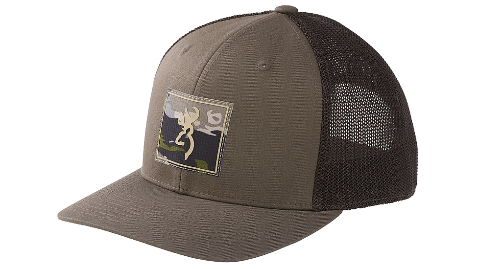 Browning Cypress Cap w/Circle Patch Ovix - Mens - Major Brown, 308762981