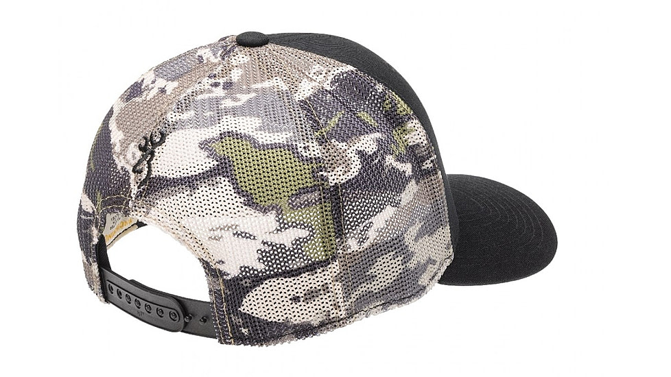 Browning Glasspoint Cap, Black Camo, One Size, 308059991