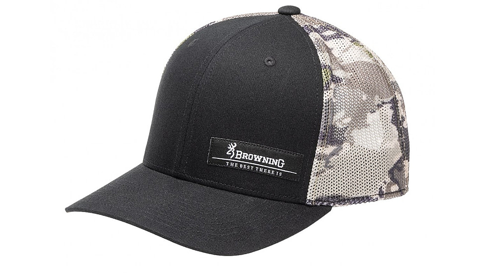 Browning Glasspoint Cap, Black Camo, One Size, 308059991