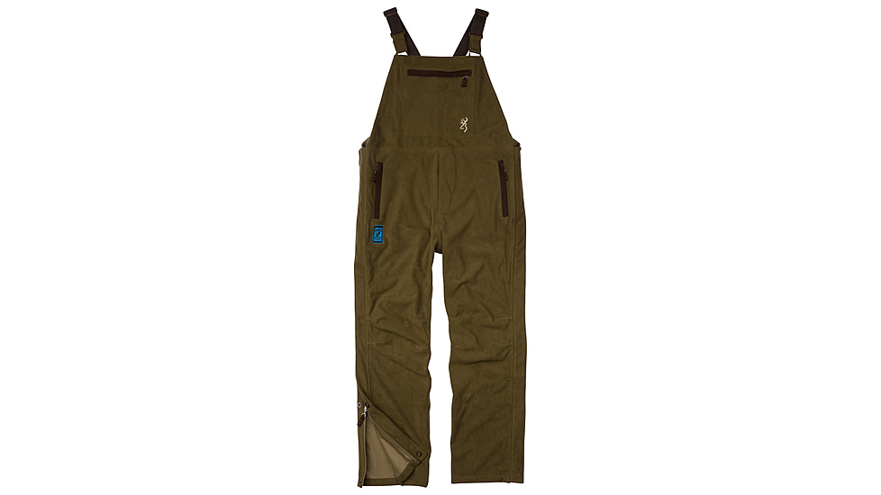 Browning Hydro-Fleece Bib - Mens, Dark Olive, Large, 3061218403