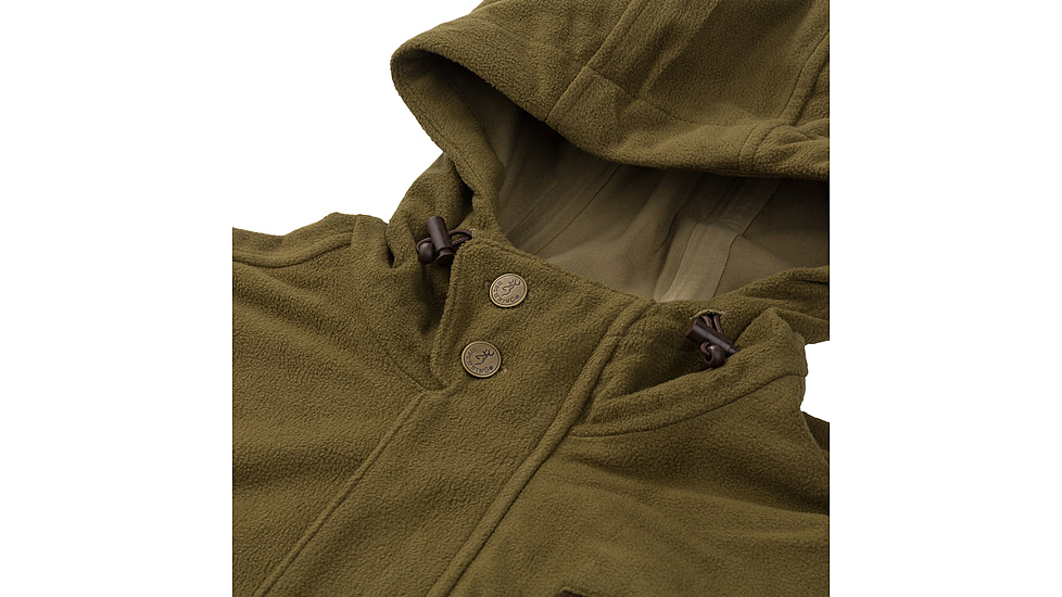 Browning Hydro-Fleece Jacket - Mens, Dark Olive, Medium, 3041218402