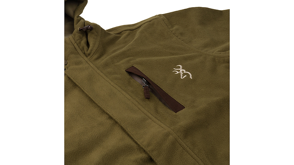 Browning Hydro-Fleece Jacket - Mens, Dark Olive, Medium, 3041218402