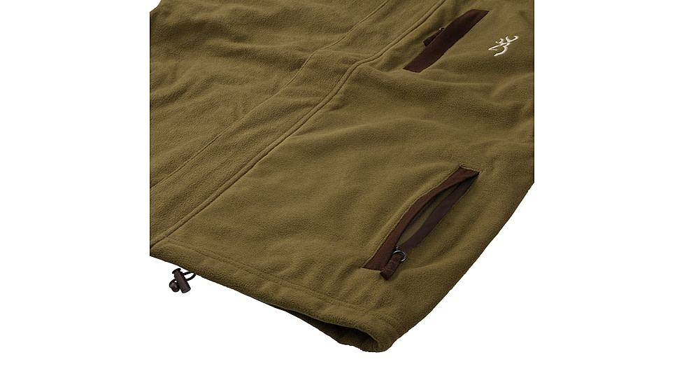 Browning Hydro-Fleece Jacket - Mens, Dark Olive, Medium, 3041218402
