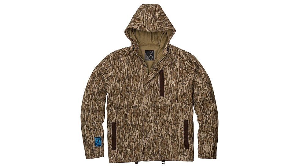 Browning Hydro-Fleece Jacket - Mens, Mossy Oak Bottomland, Large, 3041211903