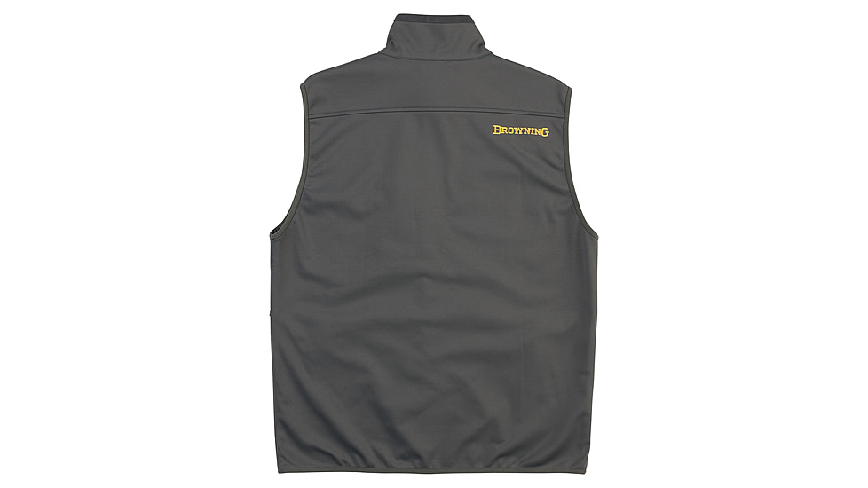 Browning Soft Shell Vest - Mens, Carbon Gray, Large, 3053107903