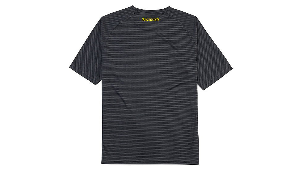 Browning Tech Short Sleeve T-Shirt - Mens, Extra Large, Carbon, 3011667904