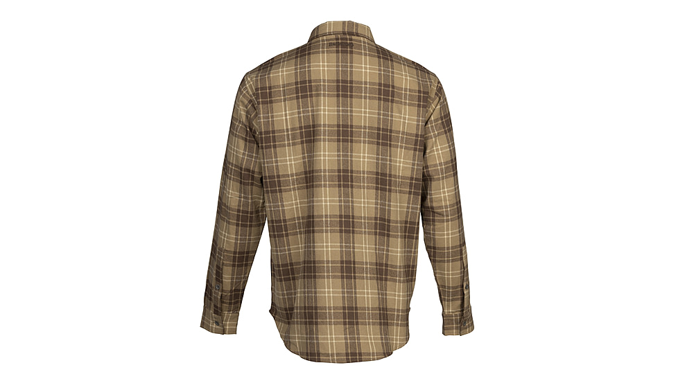 Browning Upland Flannel Shirt - Mens, Tan, Extra Large, 3012734804