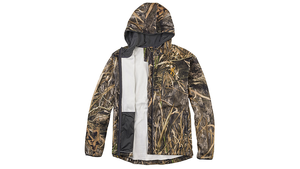 Browning Wasatch Fleece Jacket - Mens, Mossy Oak Shadow Grass Habitat, 2XL, 3048695905