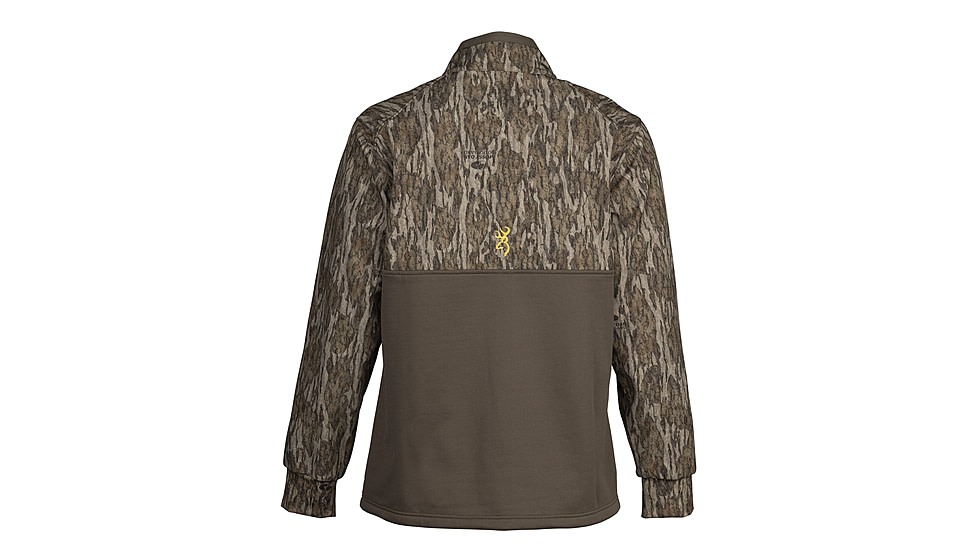 Browning Wicked Wing 1/4 Zip Smoothbore Pullover - Mens, Small, Mossy Oak Bottomland, 3012471901