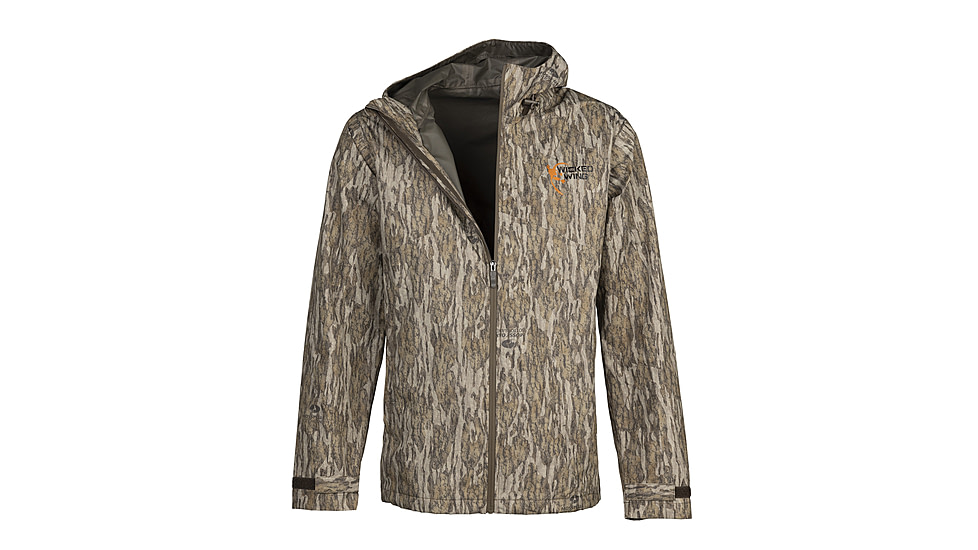 Browning Wicked Wing Rain Shell Jacket - Mens, Extra Large, Mossy Oak Bottomland, 3040211904