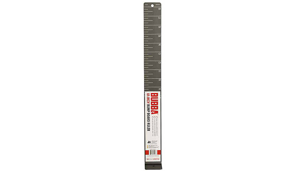Bubba Fish Ruler, 18in, Anodized Aluminum, 1207403