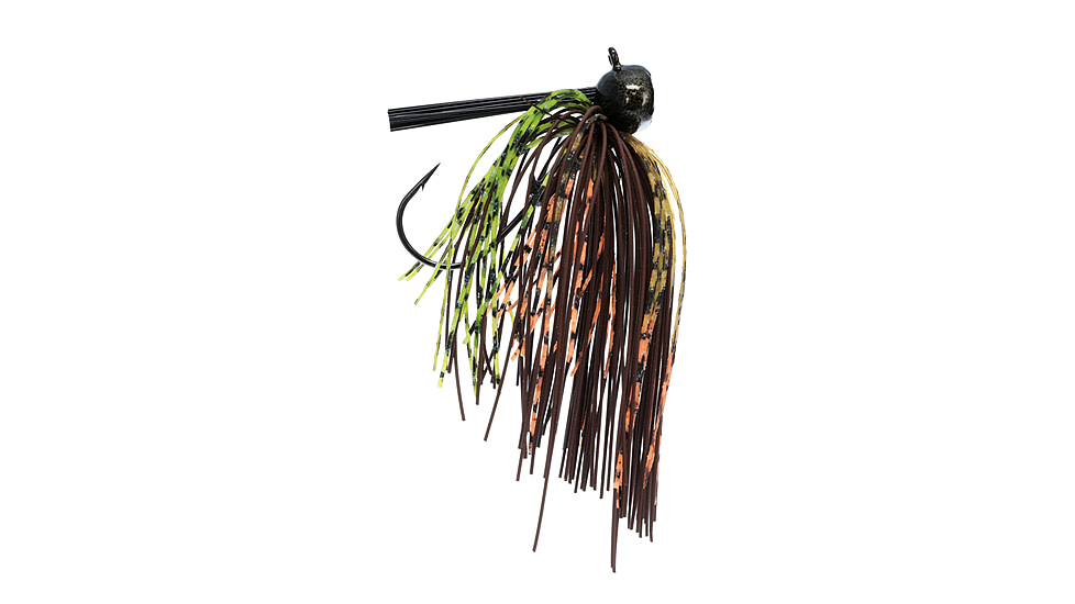Buckeye Lures Football Mop Jig, 3/4 Oz, Fall Craw, BEL-FBMJFC34