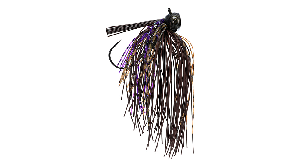 Buckeye Lures Football Mop Jig, 3/4 Oz, Pb&amp;J, BEL-FBMJPBJ34