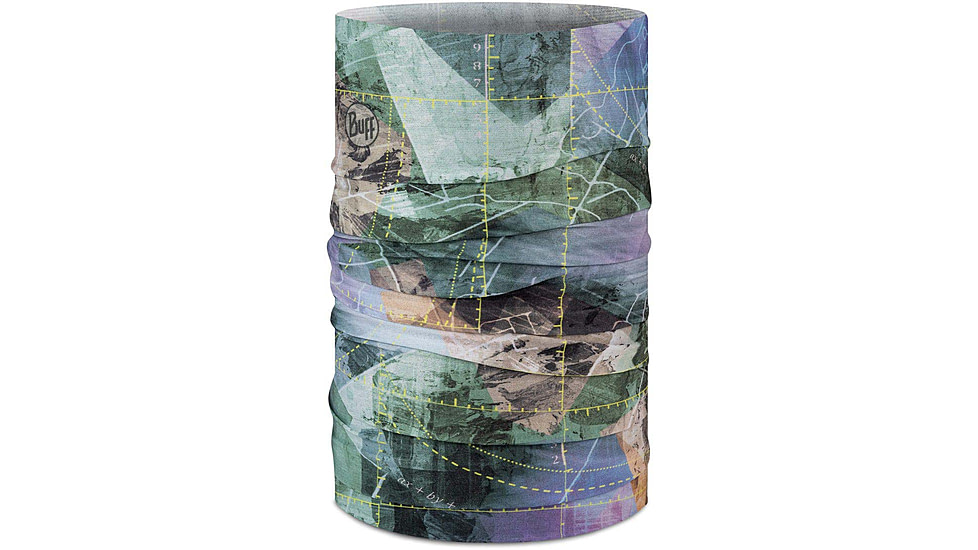 Buff CoolNet UV Neckwear, Campast Green, 131379.845.10.00