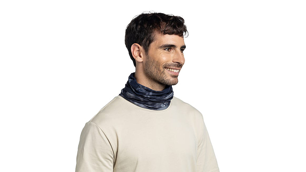 Buff Coolnet UV Neckwear, Mines Graphite, 135726.901.10.00