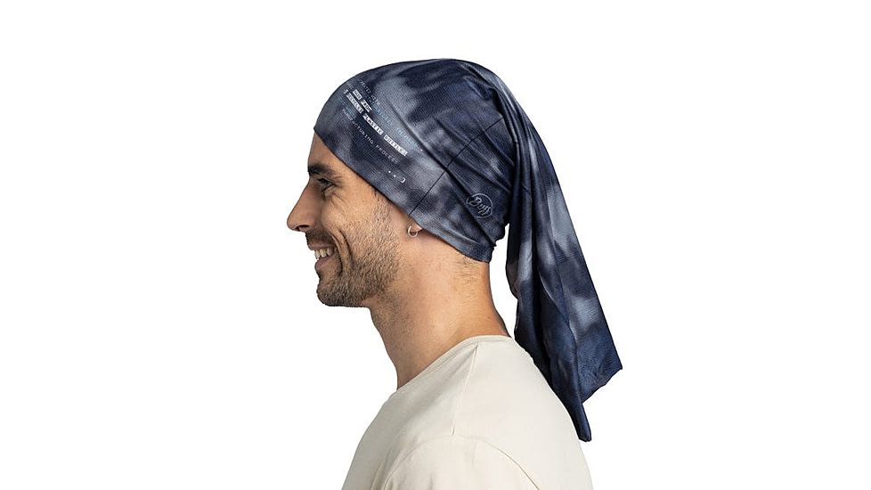 Buff Coolnet UV Neckwear, Mines Graphite, 135726.901.10.00