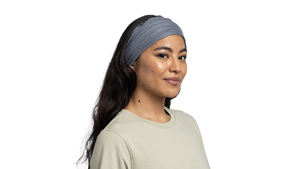 Buff Coolnet UV Neckwear, Solid Ash, 119328.914.10.00