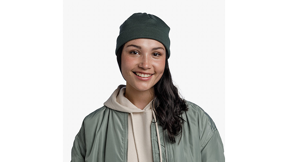 Buff Knitted Beanie, Elro Silversage, 132326.313.10.00