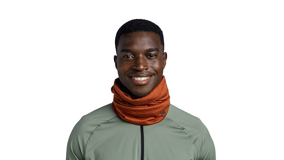 Buff Merino Lightweight Neckwear, Solid Cinnamon, 113010.330.10.00